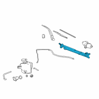 OEM Hummer Wiper Linkage Diagram - 10389559