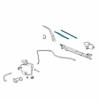 OEM Hummer Front Blade Diagram - 10389562