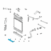 OEM Toyota Echo Transmission Cooler Diagram - 16491-23090