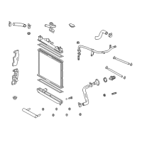 OEM 2004 Toyota Echo Upper Hose Clamp Diagram - 90467-34004