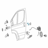 OEM 2020 Ram ProMaster 2500 Screw-TORX Diagram - 68201888AA