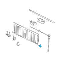 OEM 1999 Chevrolet Silverado 2500 Hinge Diagram - 15032976