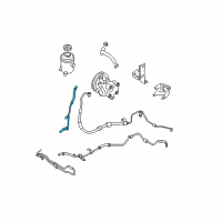 OEM Hyundai Accent Tube & Hose Assembly-Return Diagram - 57560-1E010