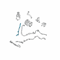 OEM 2008 Hyundai Accent Tube & Hose Assembly-Return Diagram - 57560-1E000