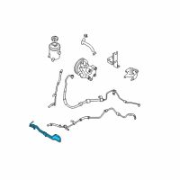 OEM 2006 Hyundai Accent Tube Assembly-Oil Cooler Diagram - 57540-1E000