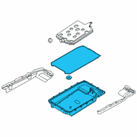 OEM 2020 Ford Police Interceptor Utility Oil Pan Diagram - L1MZ-7A194-A