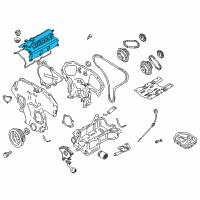 OEM 2003 Nissan 350Z Cover Assy-Valve Rocker Diagram - 13264-AM600