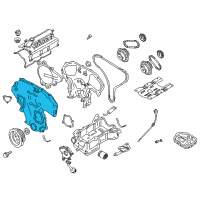 OEM Infiniti FX35 Cover Assy-Front Diagram - 13501-AL605