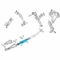 OEM Nissan Titan XD Three Way Catalyst Diagram - 208S2-EZ40C