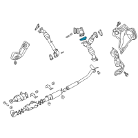 OEM 2016 Nissan Titan XD Gasket Diagram - 14038-EZ40C