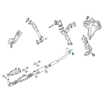 OEM Nissan Titan XD Insulator-Exhaust Mounting Diagram - 20621-ZC00B