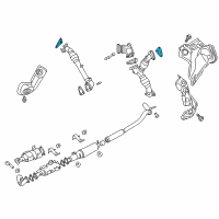 OEM 2019 Nissan Titan XD Gasket Diagram - 14038-EZ40A