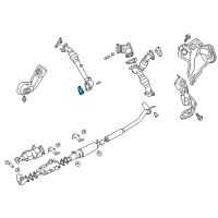 OEM 2018 Nissan Titan XD Gasket Diagram - 14038-EZ40B