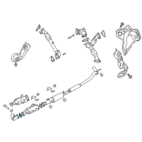 OEM 2017 Nissan Titan XD Gasket Exhaust Diagram - 20692-EZ41A