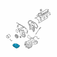 OEM 2004 Nissan Maxima Pan Assy-Oil Diagram - 11110-ZA000