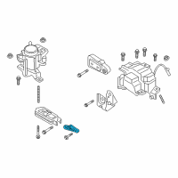 OEM 2017 Lincoln Continental Torsion Damper Support Bracket Diagram - GD9Z-6E042-B