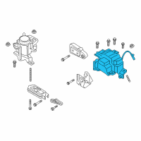 OEM 2018 Lincoln Continental Upper Transmission Mount Diagram - KD9Z-6068-A