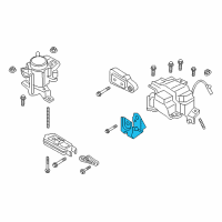 OEM 2019 Ford Edge Upper Arm Bracket Diagram - K2GZ-6F055-A