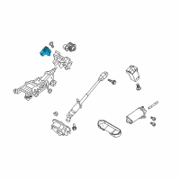 OEM Lincoln MKX Steering Sensor Assembly Diagram - 8T4Z-3F818-A