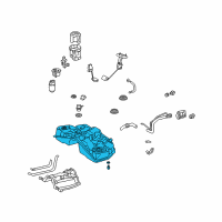 OEM Lexus Fuel Tank Assembly Diagram - 77001-50101