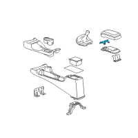 OEM 2009 Hummer H3T Latch Diagram - 15111834