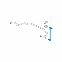 OEM Honda Link Assembly, Front Stabilizer Diagram - 51320-SHJ-A02