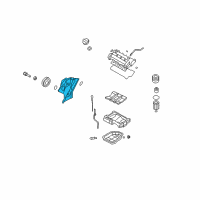 OEM 2007 Hyundai Azera Cover-Timing Chain, Ff Diagram - 21351-3C531