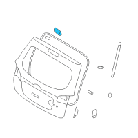 OEM Hyundai Hinge Assembly-Tail Gate Diagram - 79710-26001