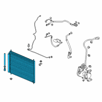 OEM 2014 Honda Accord Condenser Sub-Assy. Diagram - 80110-T3V-A01