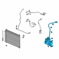 OEM 2015 Honda Accord Compressor Assy. Diagram - 38800-5K0-A71