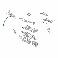 OEM 2007 Chevrolet Impala Hose Asm-Windshield Washer Pump Diagram - 23231222