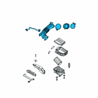 OEM 2022 Hyundai Veloster N Hose Assembly-Air Intake Diagram - 28140-K9100