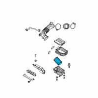 OEM 2021 Hyundai Veloster N Air Cleaner Filter Diagram - 28113-S0100