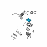 OEM 2022 Hyundai Veloster N Cover-Air Cleaner Diagram - 28111-S0100