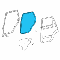 OEM 2008 Toyota Land Cruiser Body Weatherstrip Diagram - 62331-60081