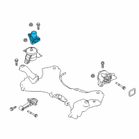 OEM Kia Sedona Engine Mounting Support Bracket Diagram - 21825A9600