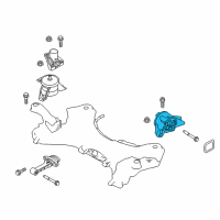 OEM 2017 Kia Sedona INSULATOR Assembly-Trans Diagram - 21830A9001