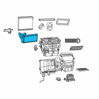 OEM 2014 Ram ProMaster 1500 Core-Heater Diagram - 68232364AA