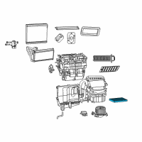 OEM 2021 Ram ProMaster 1500 CABFILTER-Cabin Air Diagram - 68169308AA