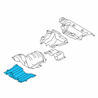 OEM Lincoln Corsair HEAT SHIELD Diagram - LX6Z-9911442-A