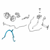 OEM 2014 Cadillac SRX Pressure Hose Diagram - 22855966