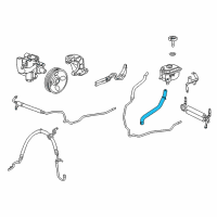 OEM 2010 Cadillac SRX Reservoir Hose Diagram - 20893355