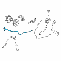 OEM 2014 Cadillac SRX Rear Suction Hose Diagram - 22814618