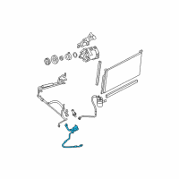 OEM 2006 Ford Freestyle Tube Assembly Diagram - 6F9Z-19D734-AA