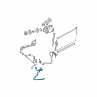 OEM 2005 Mercury Montego Tube Assembly Diagram - 6F9Z-19D734-AA