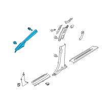 OEM 2018 Kia Sedona Trim Assembly-Front Pillar Diagram - 85810A9000BG4