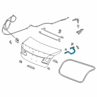 OEM 2015 Honda Accord Hinge Comp R, Trunk Diagram - 68610-T2F-A00ZZ