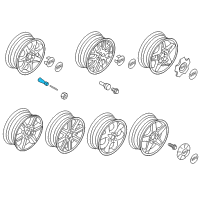 OEM BMW 323i Screw-In Valve, Rdc Diagram - 36-14-6-792-829