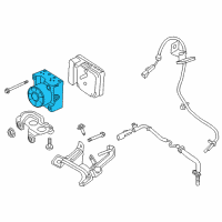 OEM 2021 Ford Edge ABS Control Unit Diagram - K2GZ-2C286-B