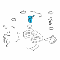 OEM 2010 Ford Taurus Fuel Pump Diagram - AA5Z-9H307-B